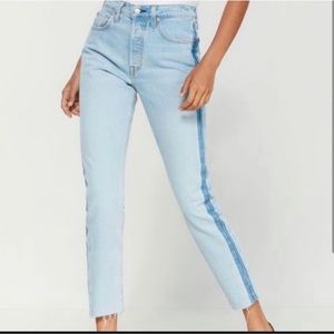 Levi’s 501 skinny - high waist striped jean